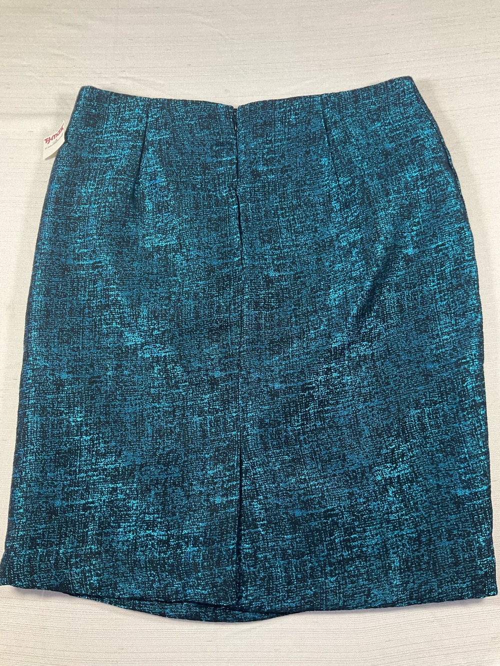 NWT THE LIMITED Metallic Blue on Back Full Lined 22” Pencil Skirt Women’s 6 - Picture 2 of 10